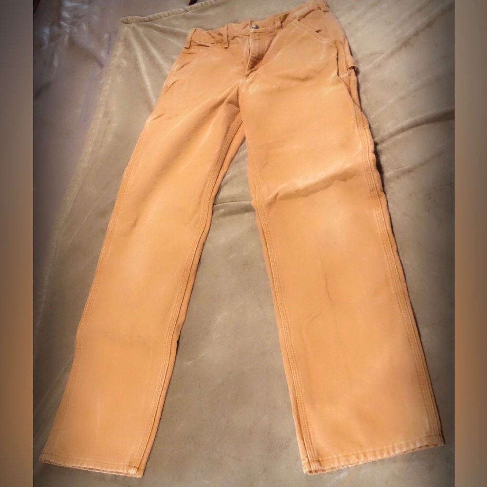 Men’s Carhartt flannel work pants